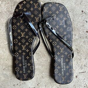 Louis Vuitton flip flops